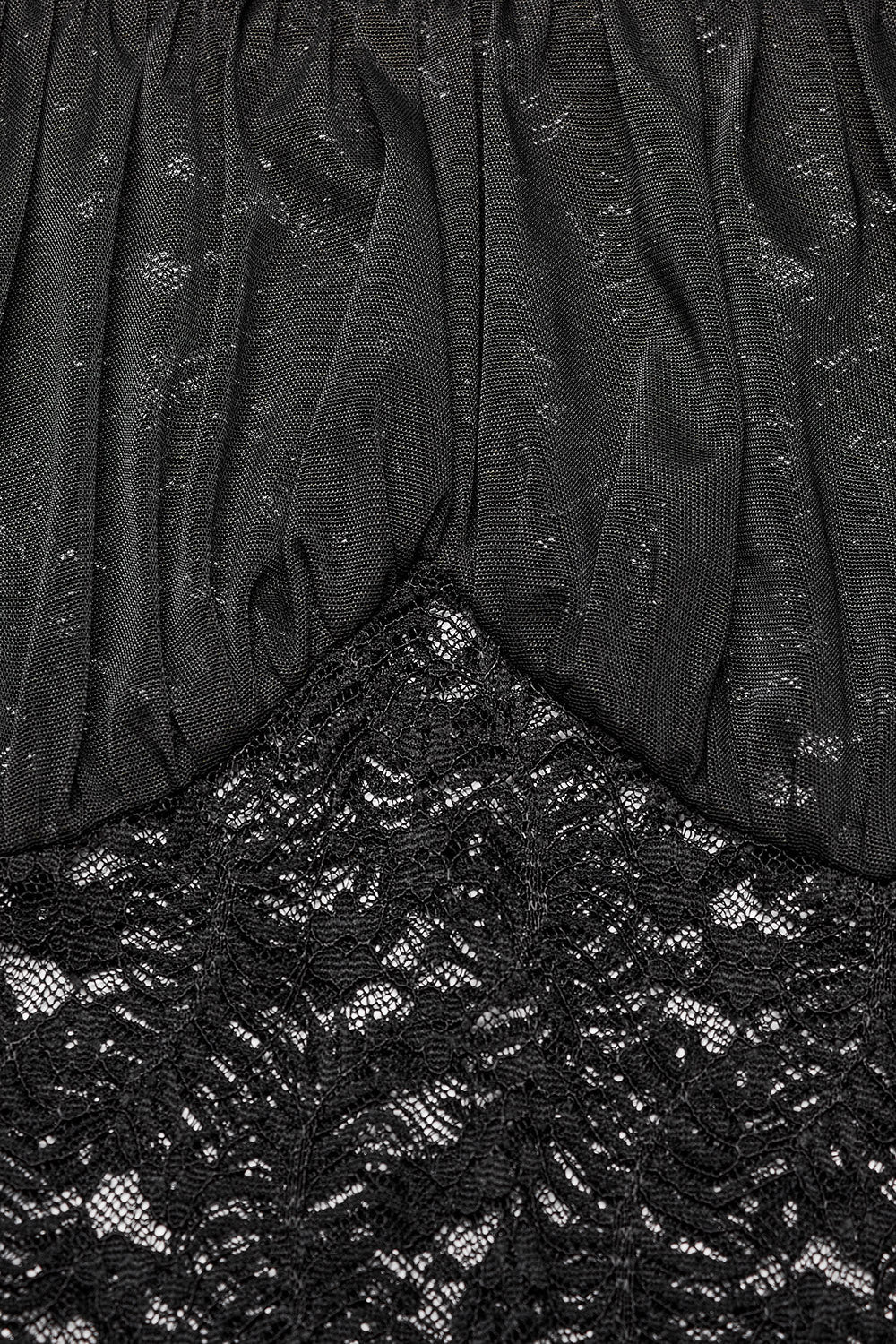 Black Prayer Sheer Lace Top - Image 6