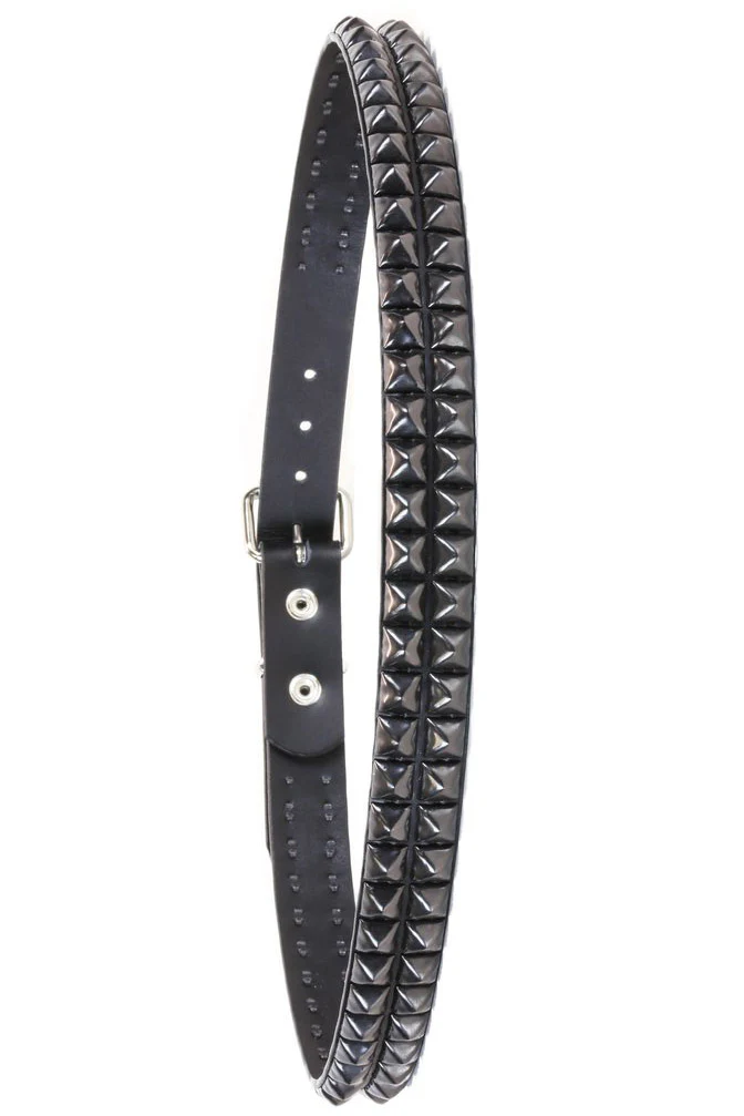 Pyramid Stud Belt [Black Studs] - Image 2
