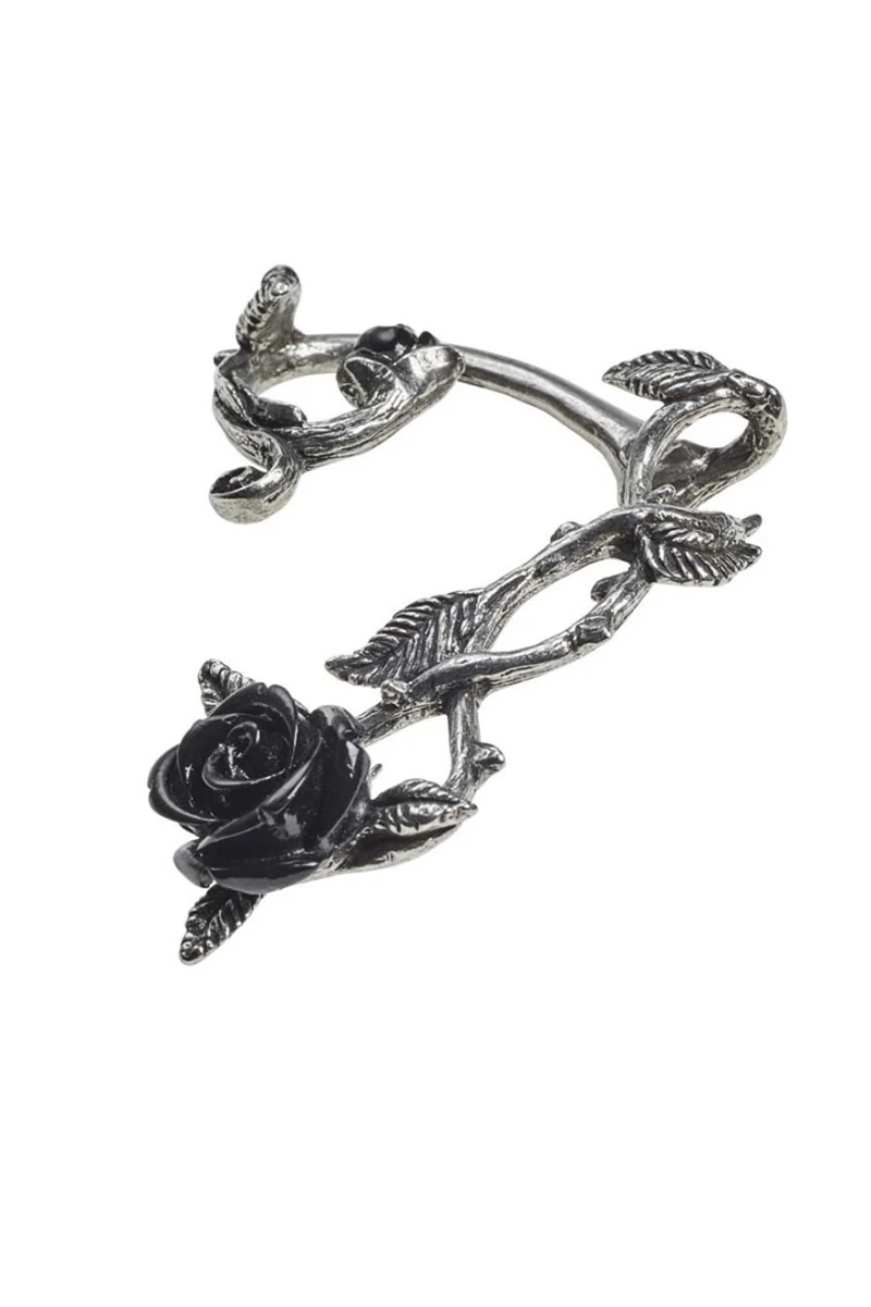 Black Rose Earwrap - Image 3