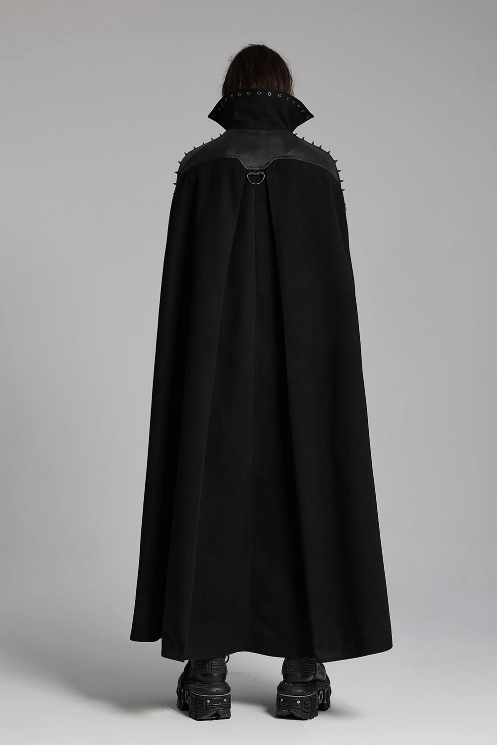 Black Vatican Spiked Cape - Image 4