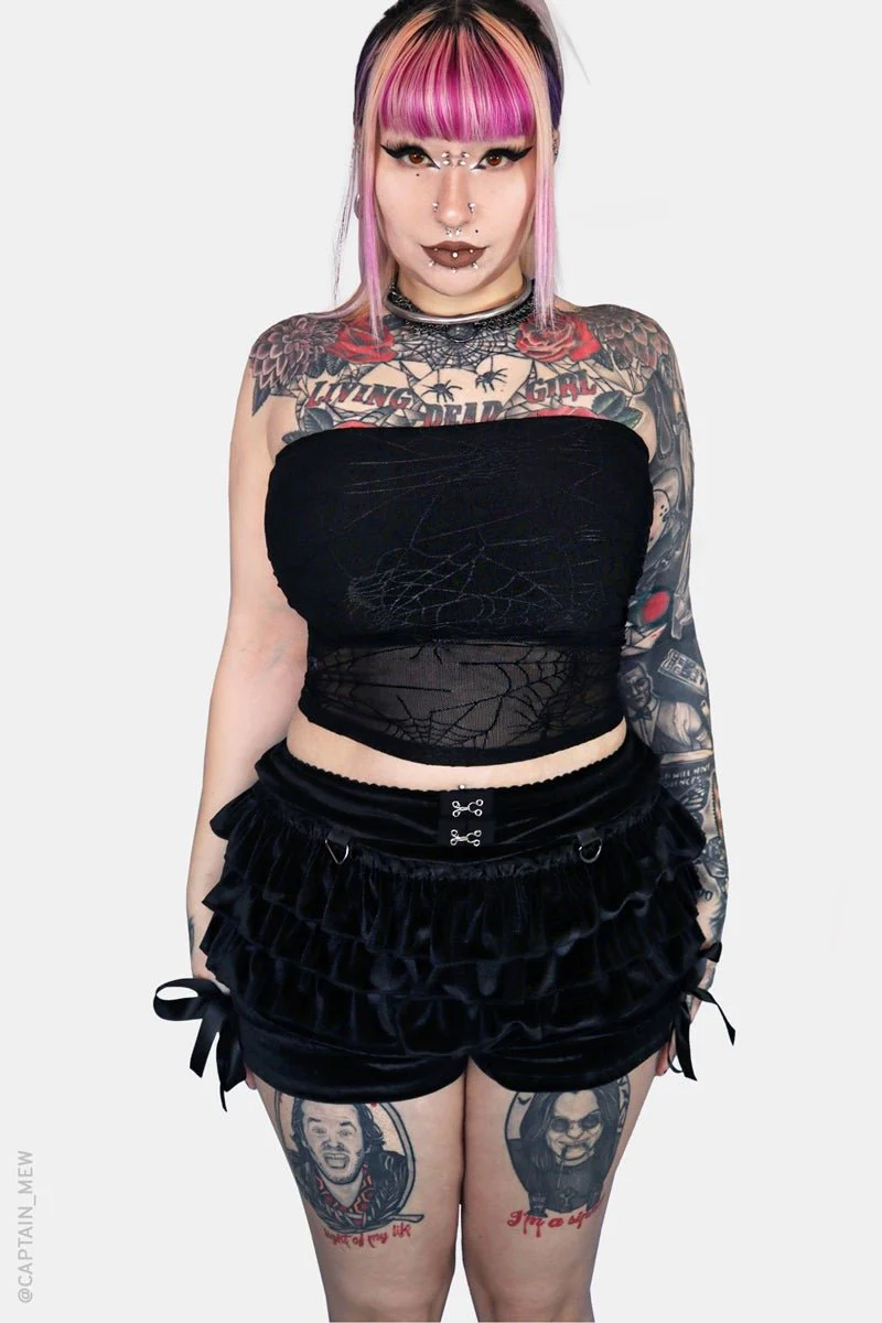 Black Velvet Rosemary Bloomers - Image 5