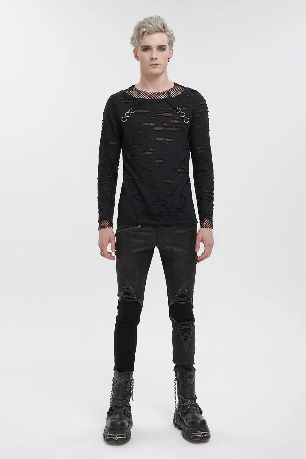 Black Whiskey Distressed Top - Image 7