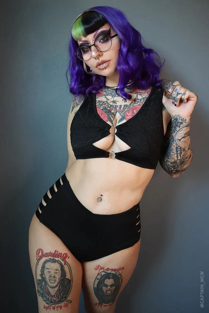 Black Widow Bikini Top - Image 2