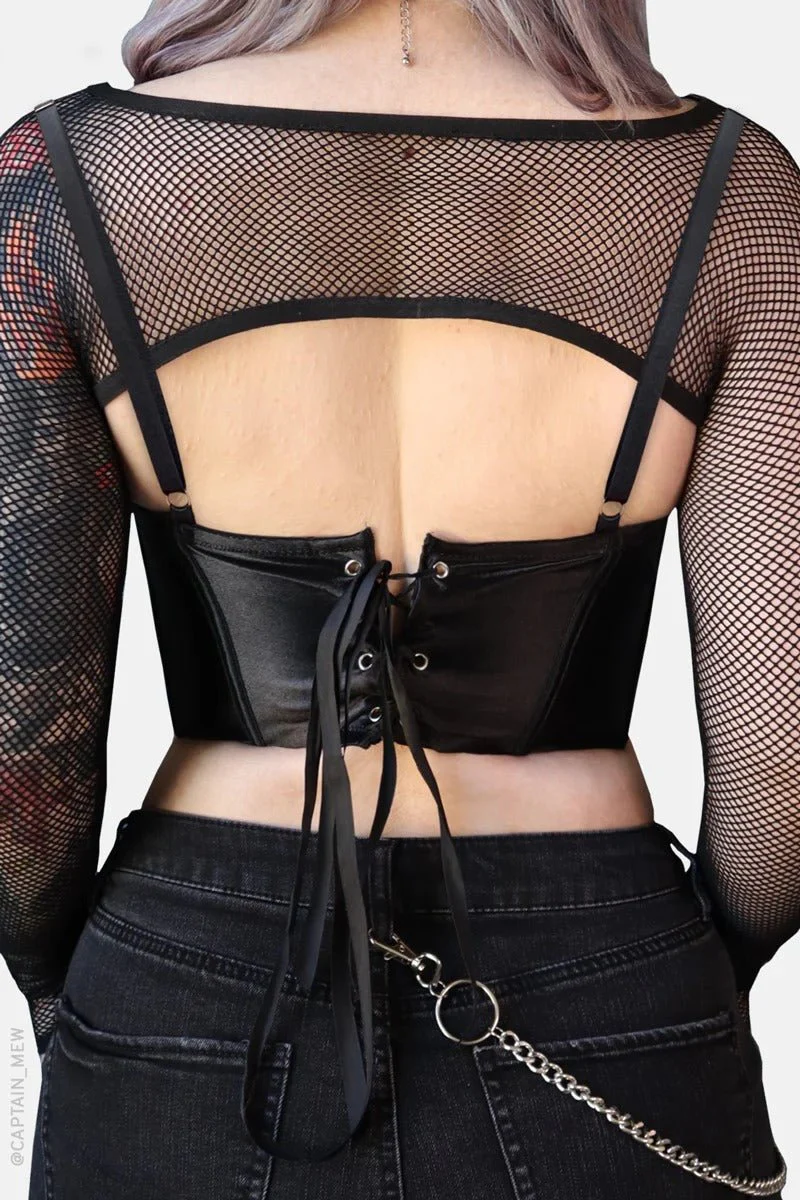 Black Widow Corset Top - Image 3