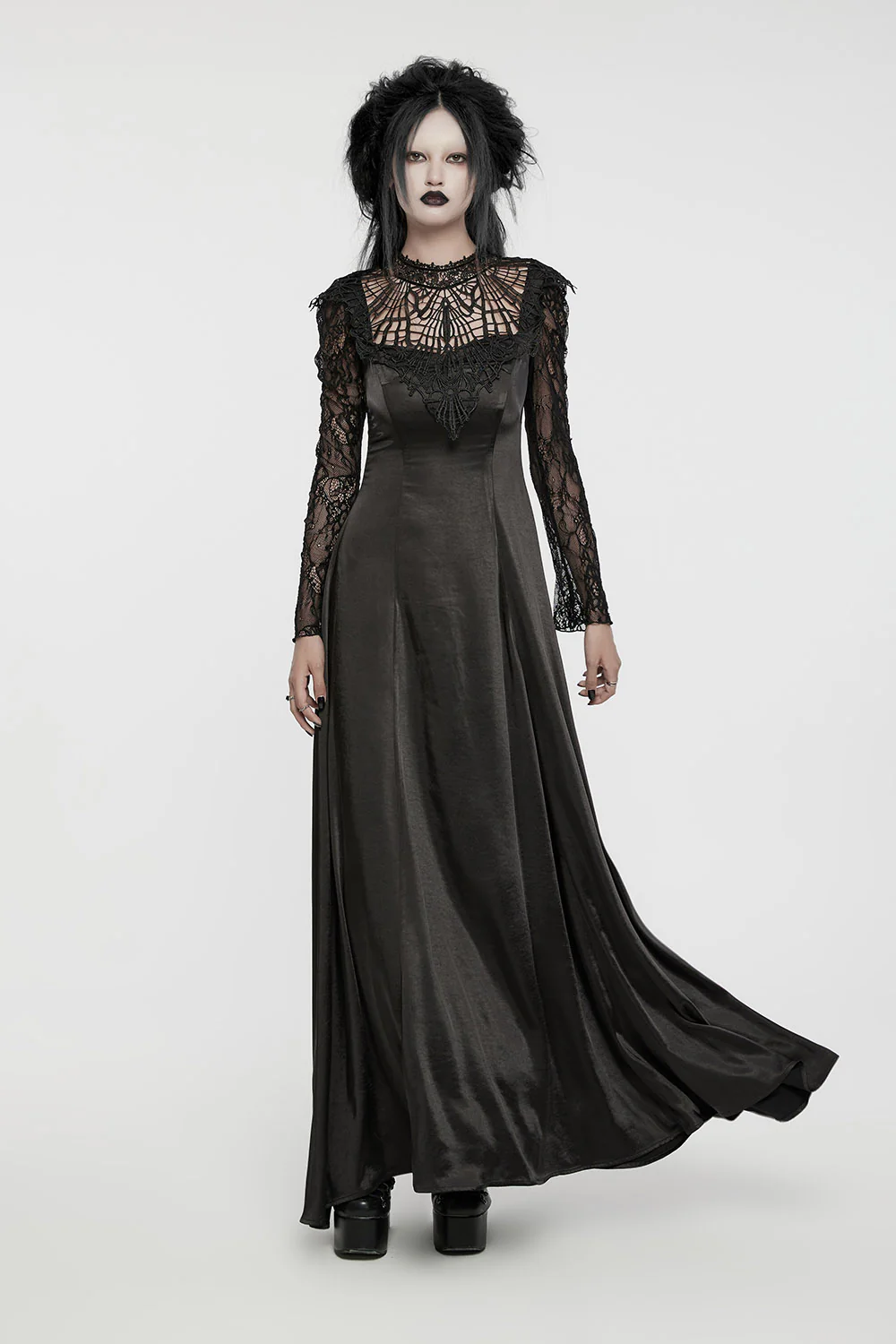 Black Widow Gothic Gown - Image 3