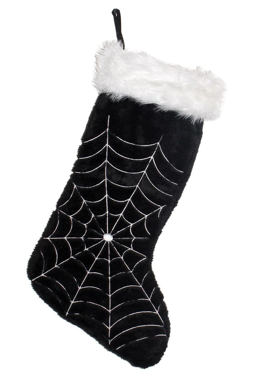 Black Widow Spiderweb Xmas Stocking - Image 6