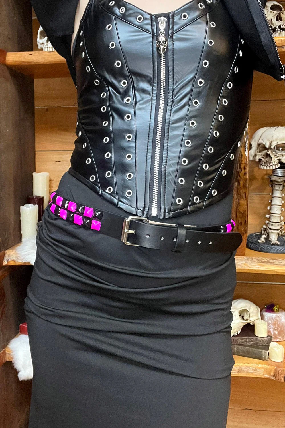 Bleed Pink Studded Belt [UNISEX] - Image 6