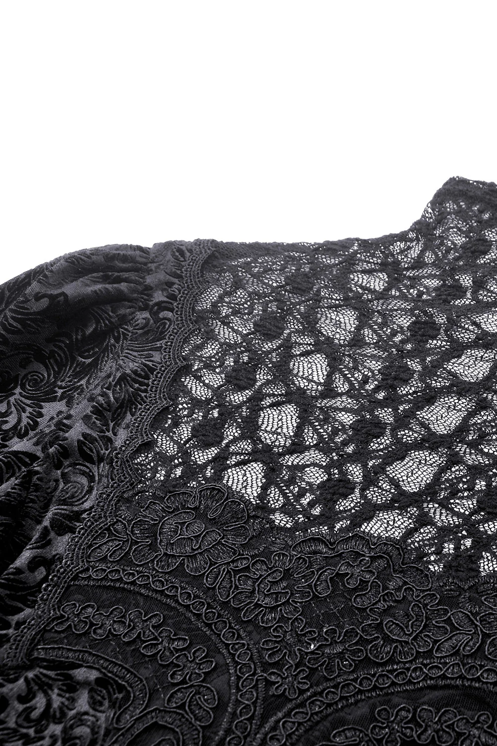 Blessed Be Victorian Goth Turtleneck Top - Image 9