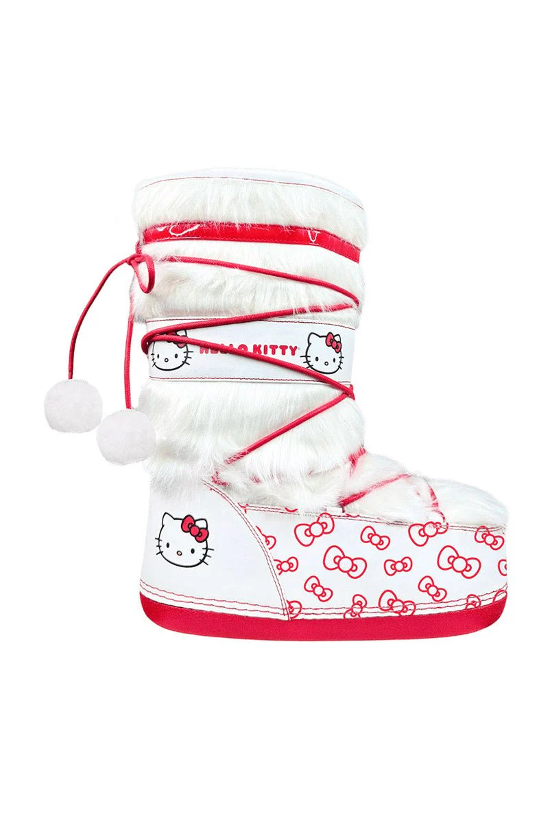 Blizz Hello Kitty Snow Boots [White/Red] - Image 2