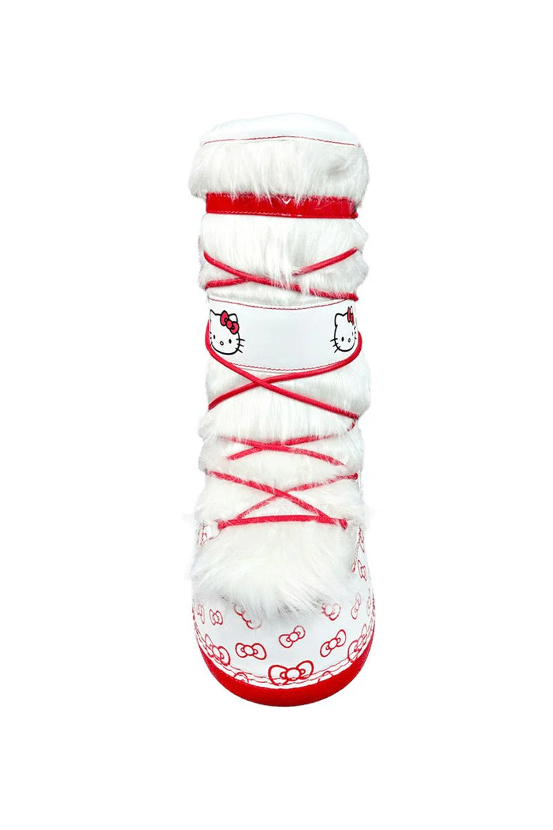Blizz Hello Kitty Snow Boots [White/Red] - Image 3