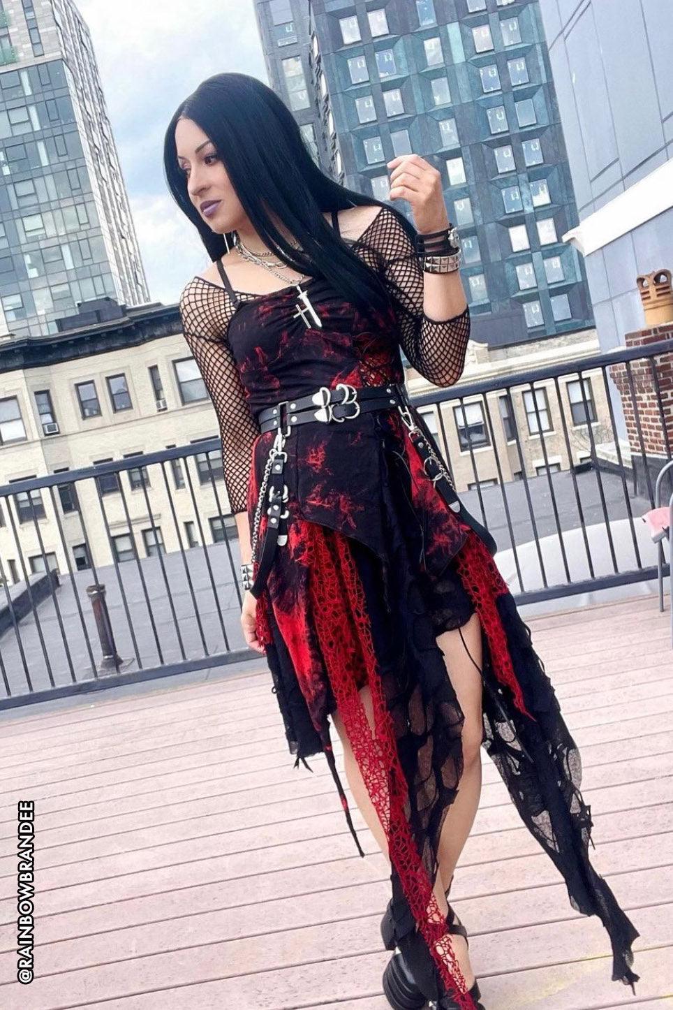 Blood Bride Distressed Punk Dress - Image 8