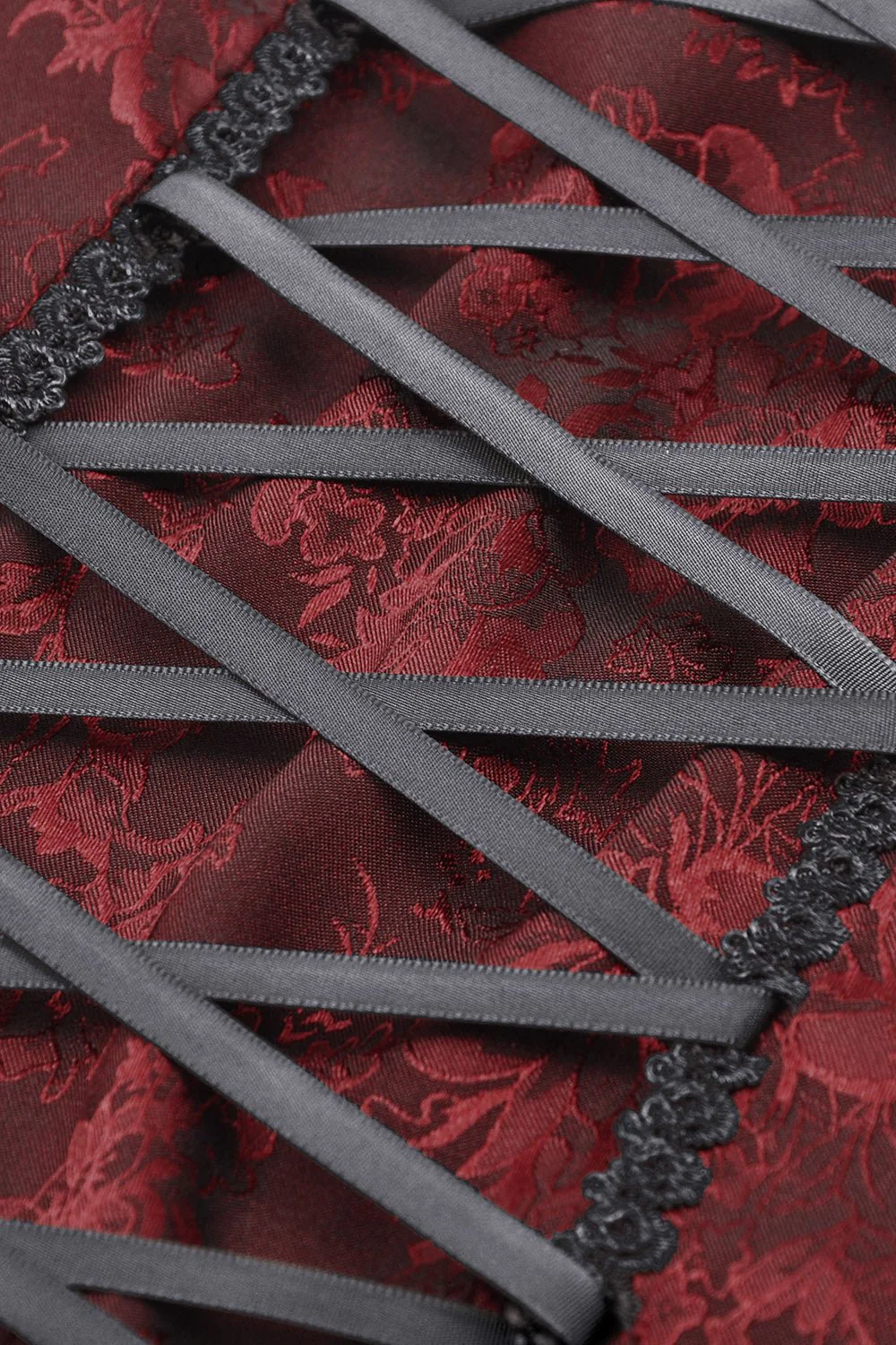 Blood Court Puffed Sleeve Gothic Dress - Image 10