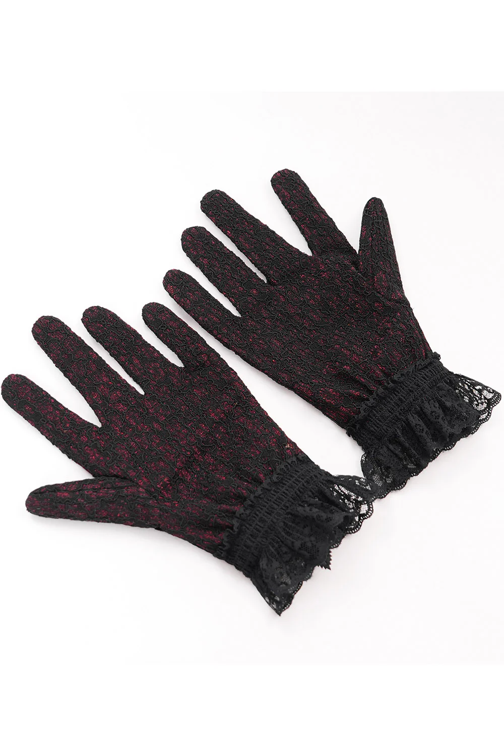 Blood Lace Gothic Gloves - Image 6