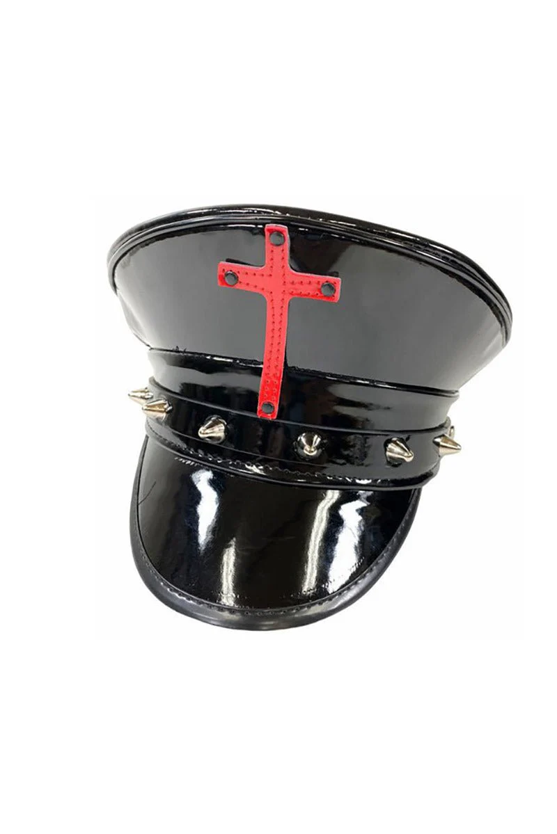 Blood Oath Spiked Captain Hat [RED CROSS] - Image 5
