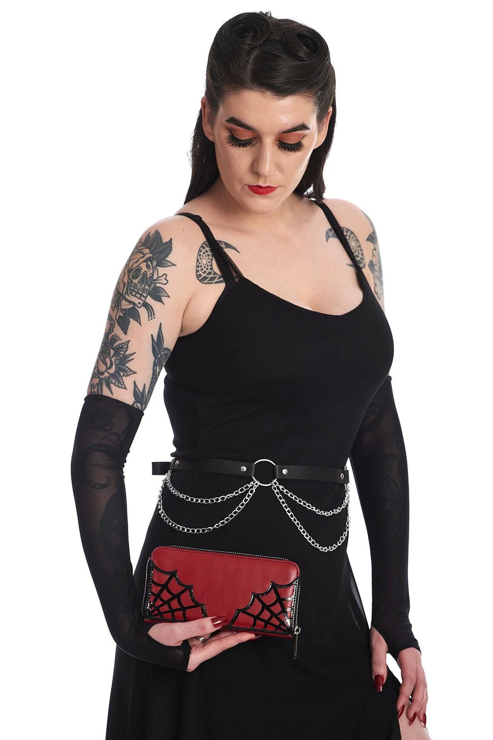 Blood Red Cobwebs Wallet - Image 2