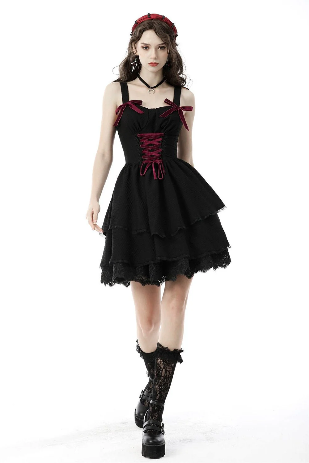 Blood Rose Layered Dress - Image 2