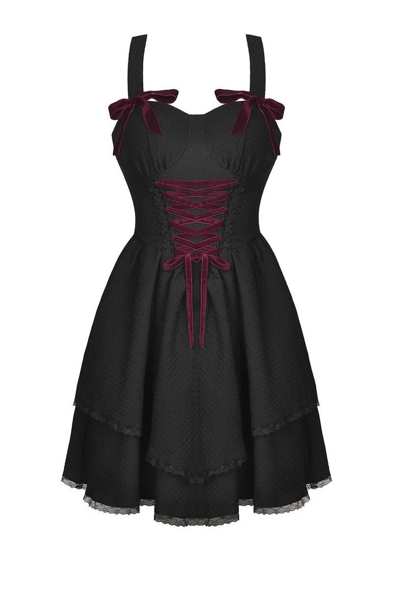 Blood Rose Layered Dress - Image 6