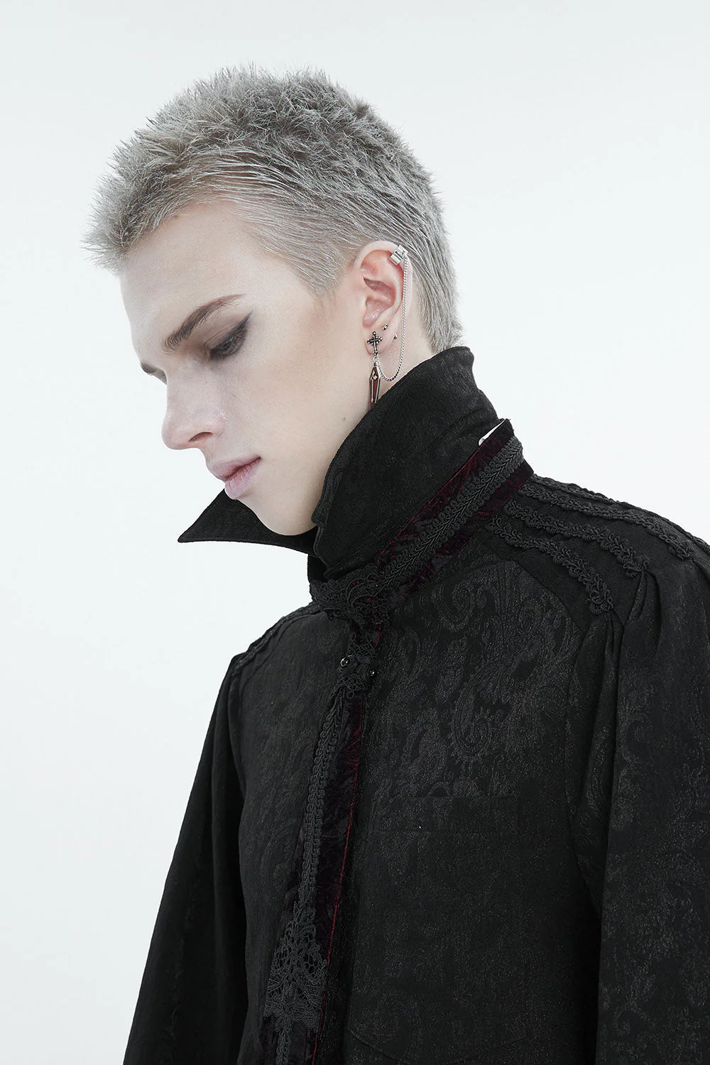 Blood Sacrifice Velvet Necktie - Image 6