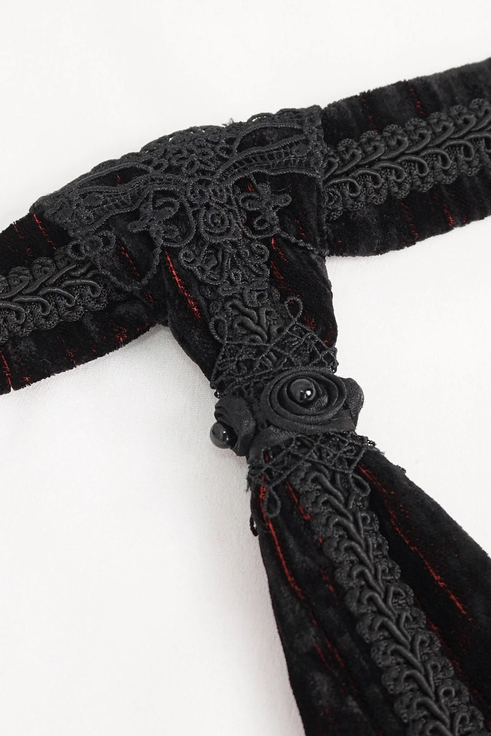 Blood Sacrifice Velvet Necktie - Image 7