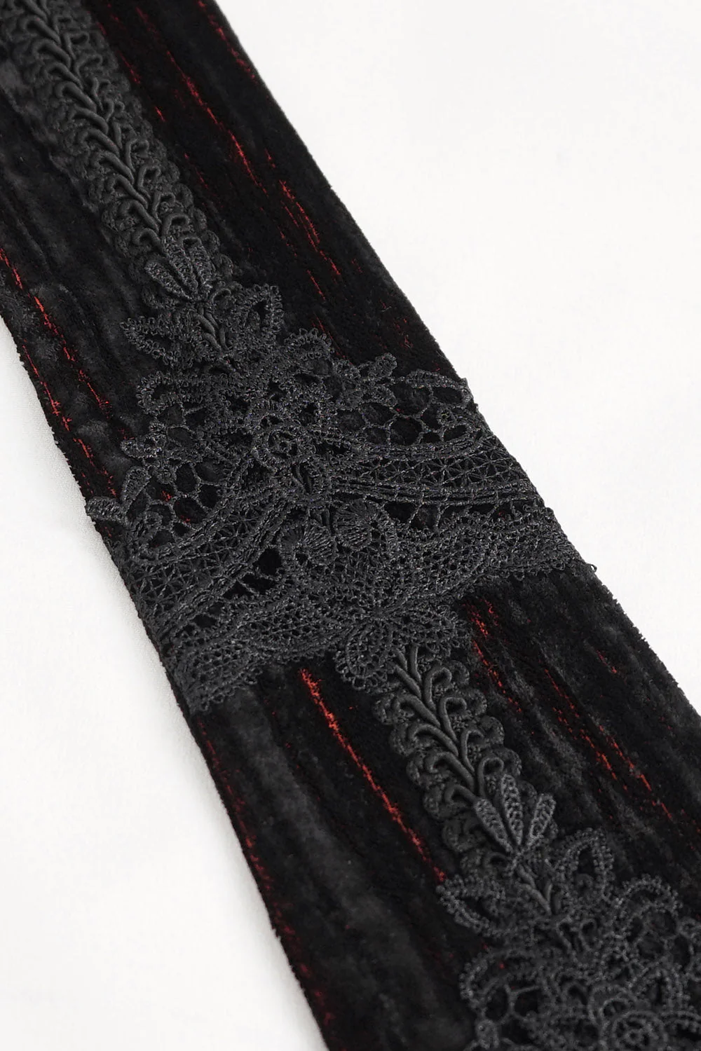 Blood Sacrifice Velvet Necktie - Image 8