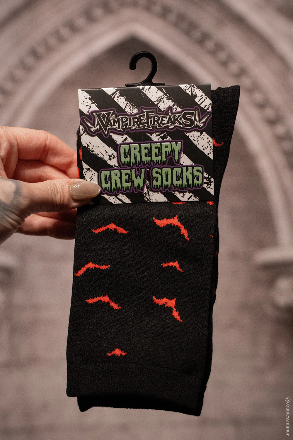 Bloodbat Crew Socks - Image 3