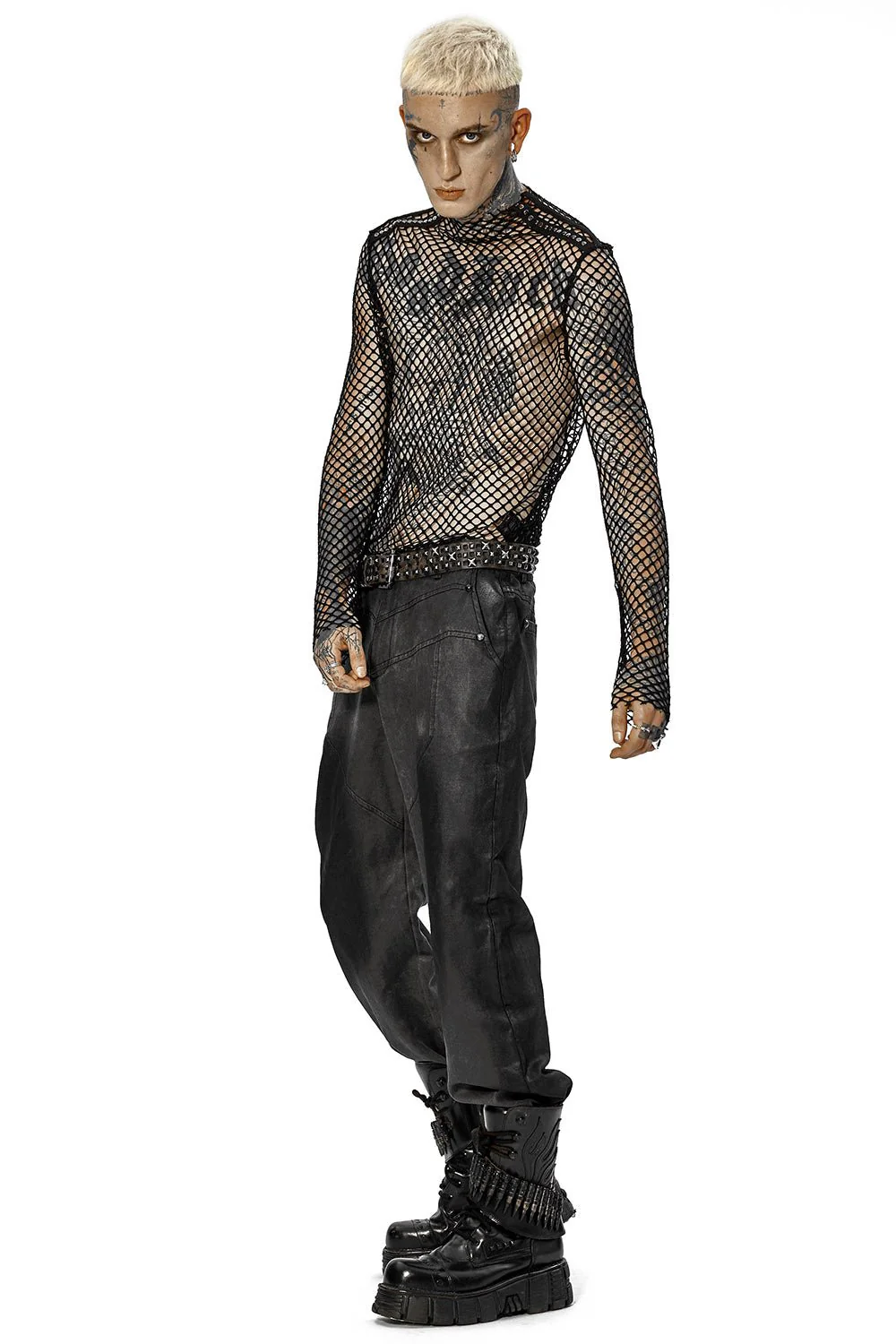 Bloodcurdle Fishnet Top - Image 3