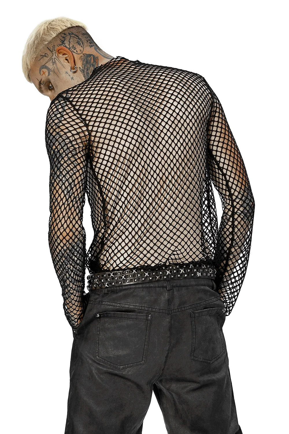 Bloodcurdle Fishnet Top - Image 4