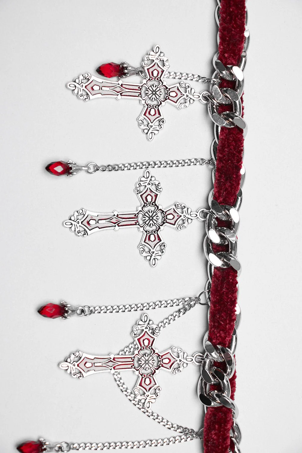 Blooddrop Vampire Goth Necklace [Red] - Image 4