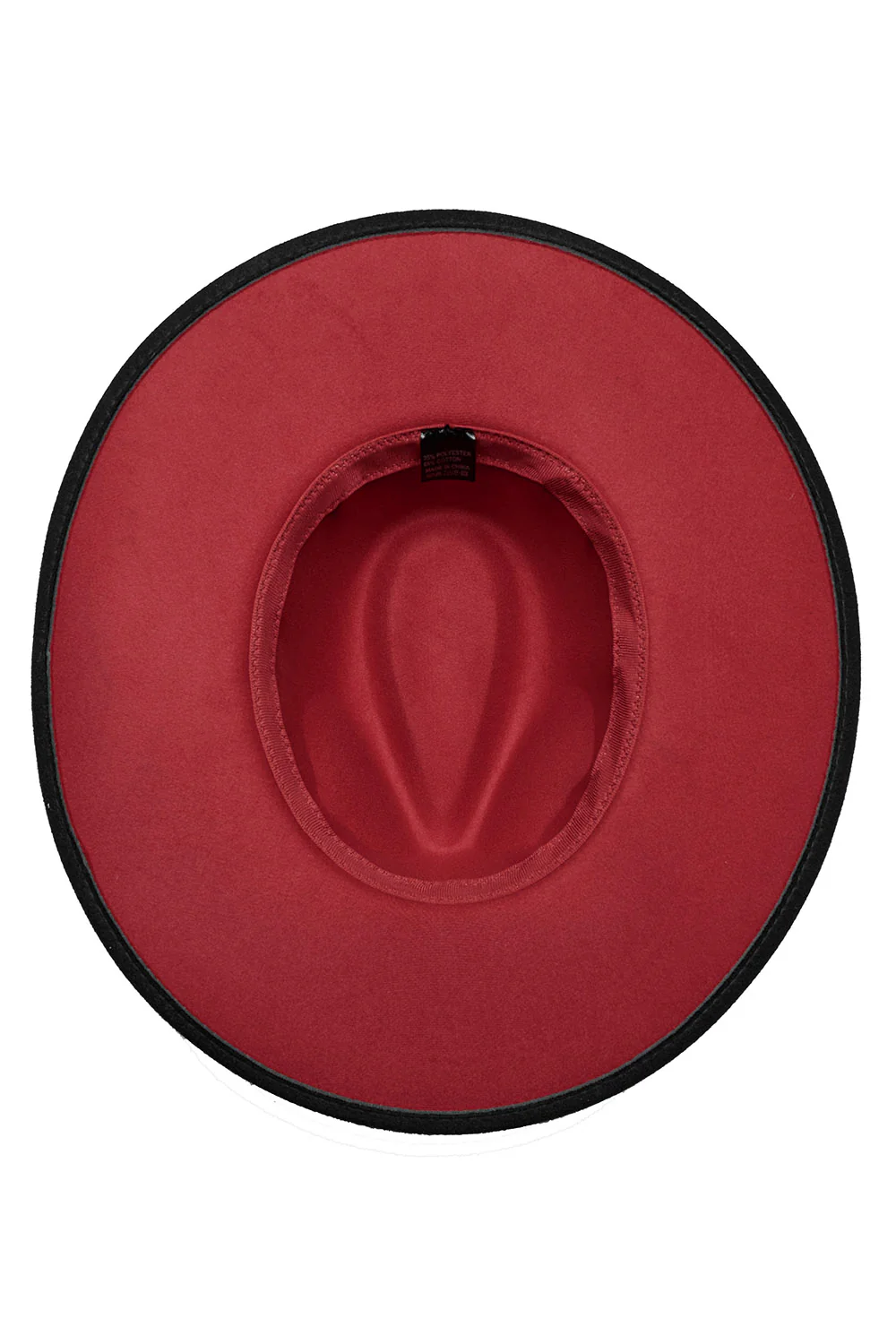 Bloodhound Wide Brimmed Hat [Black/Red] - Image 2