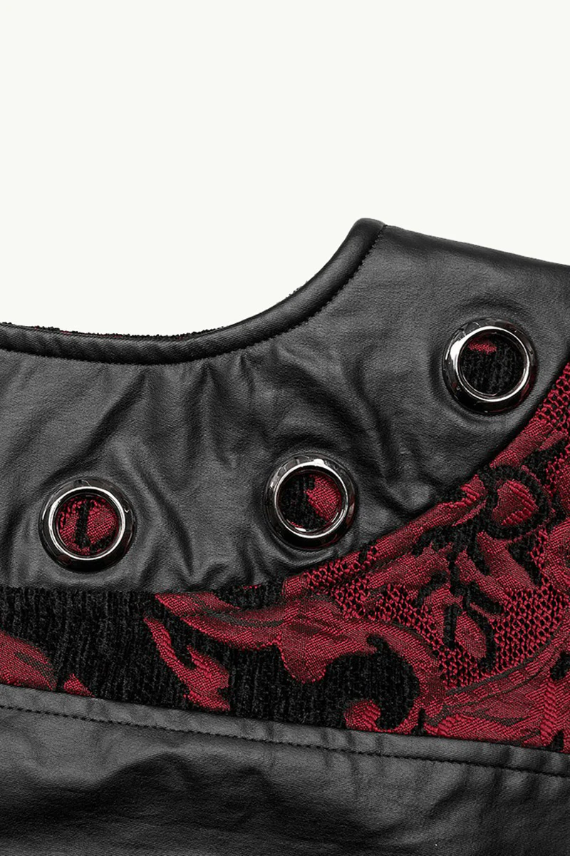 Bloodletting Damask Vest [Black/Red] - Image 8