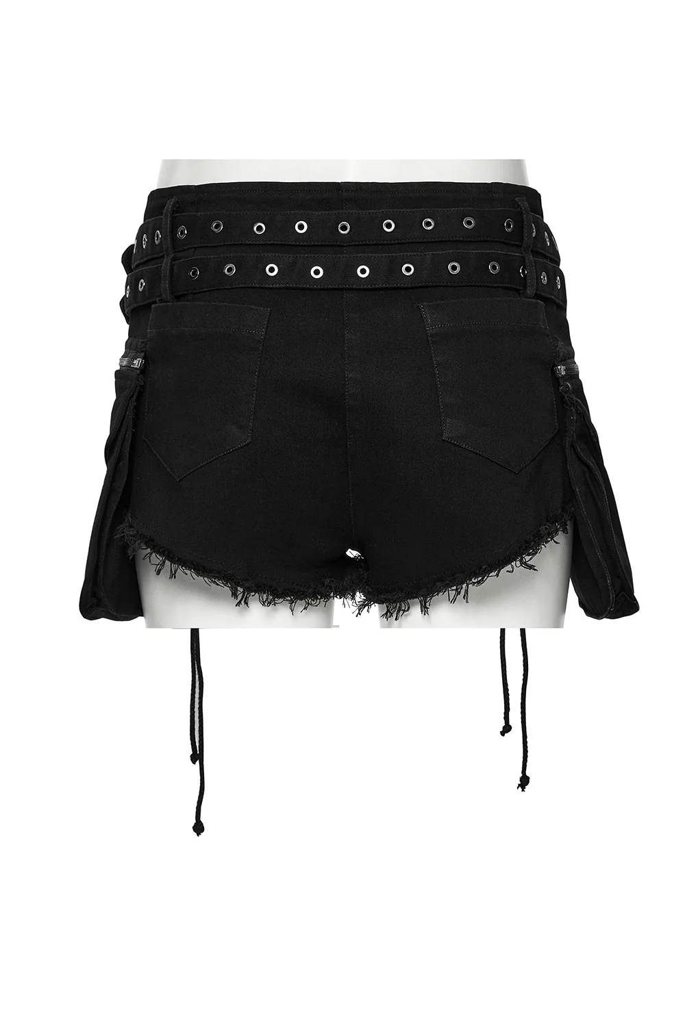 Bløødmetal Lace-Up Shorts with Holster Bag - Image 7