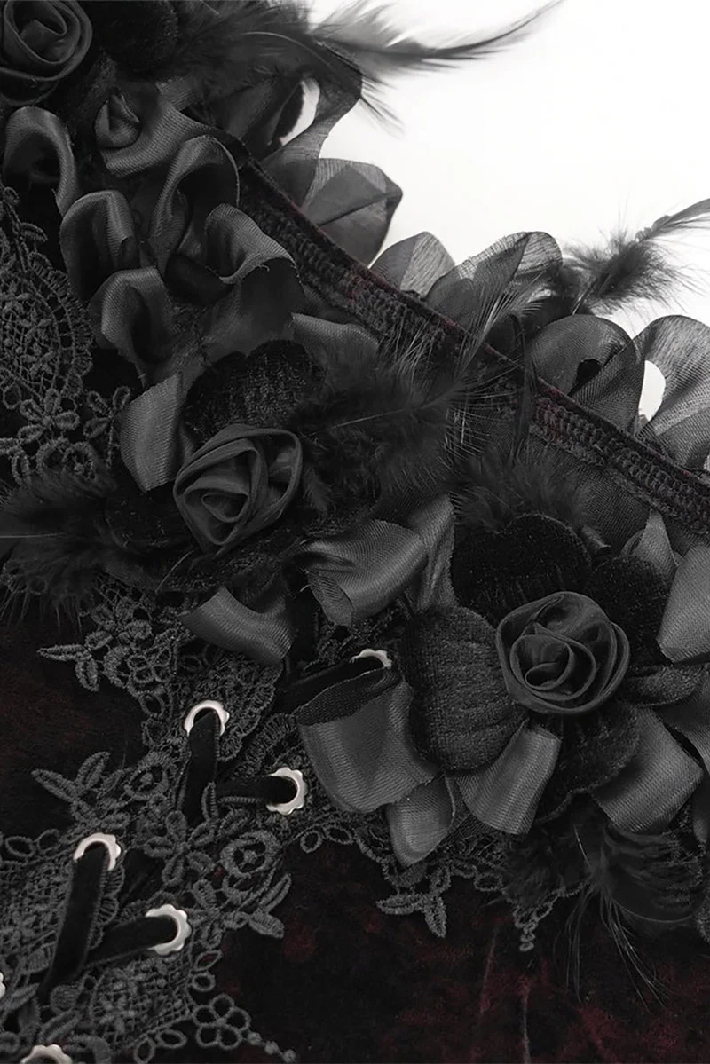 Bloodrose Off the Shoulder Blouse - Image 9