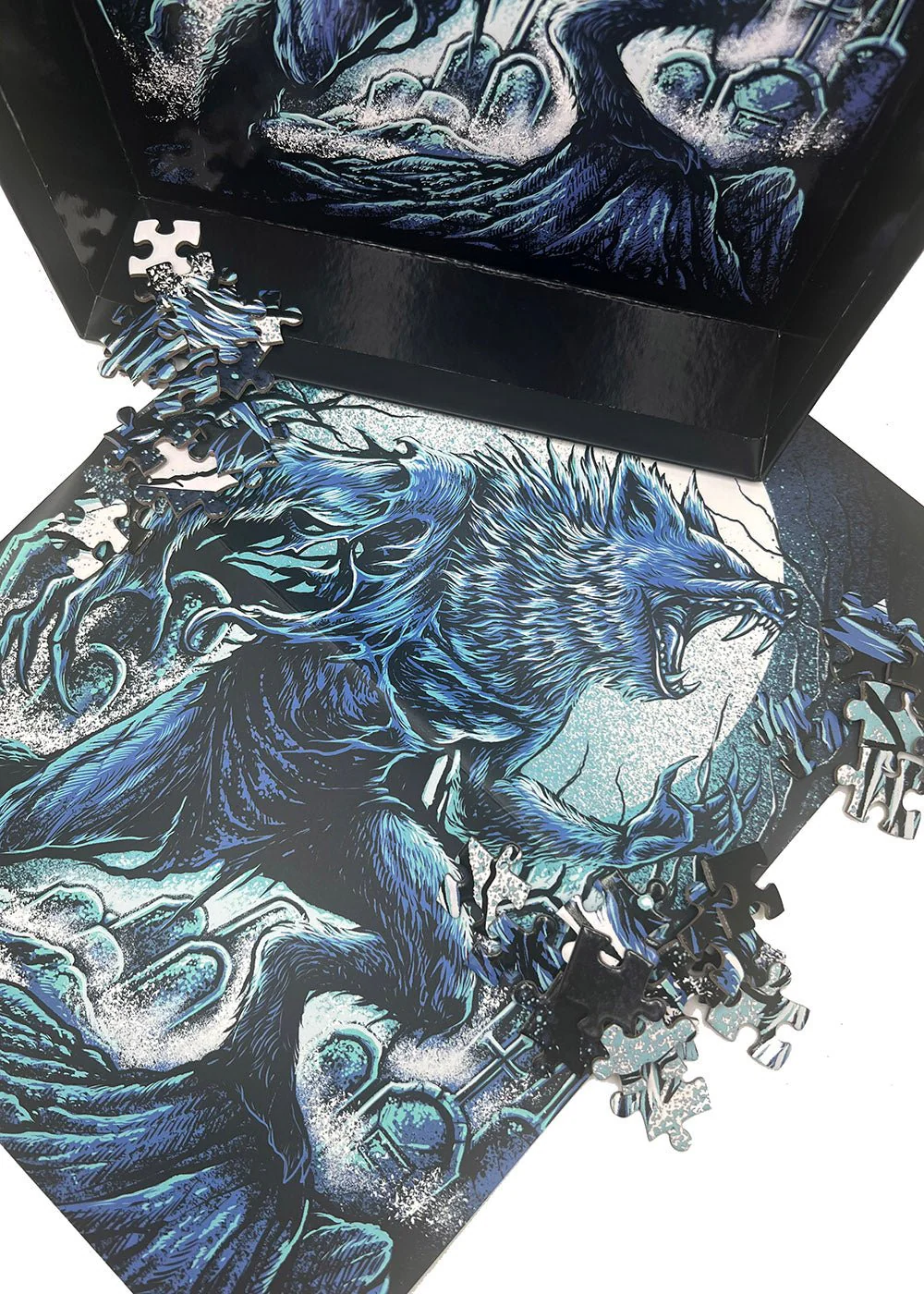 Blue Blood Werewolf Jigsaw Puzzle - Image 10