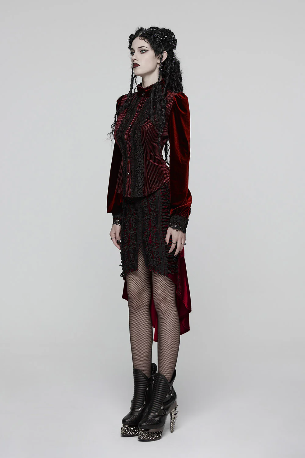 Bride of Dracula Skirt [Blood Red] - Image 9