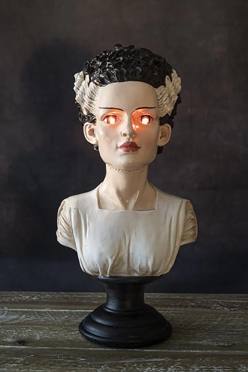 Bride of Frankenstein Bust with LED - Image 2