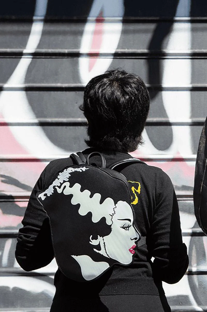 Bride Of Frankenstein Monster Head Backpack - Image 5