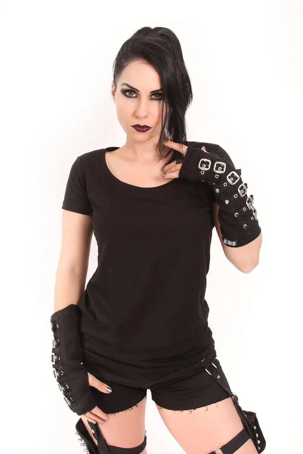 Buckle Armwarmers [BLACK/SILVER] - Image 4