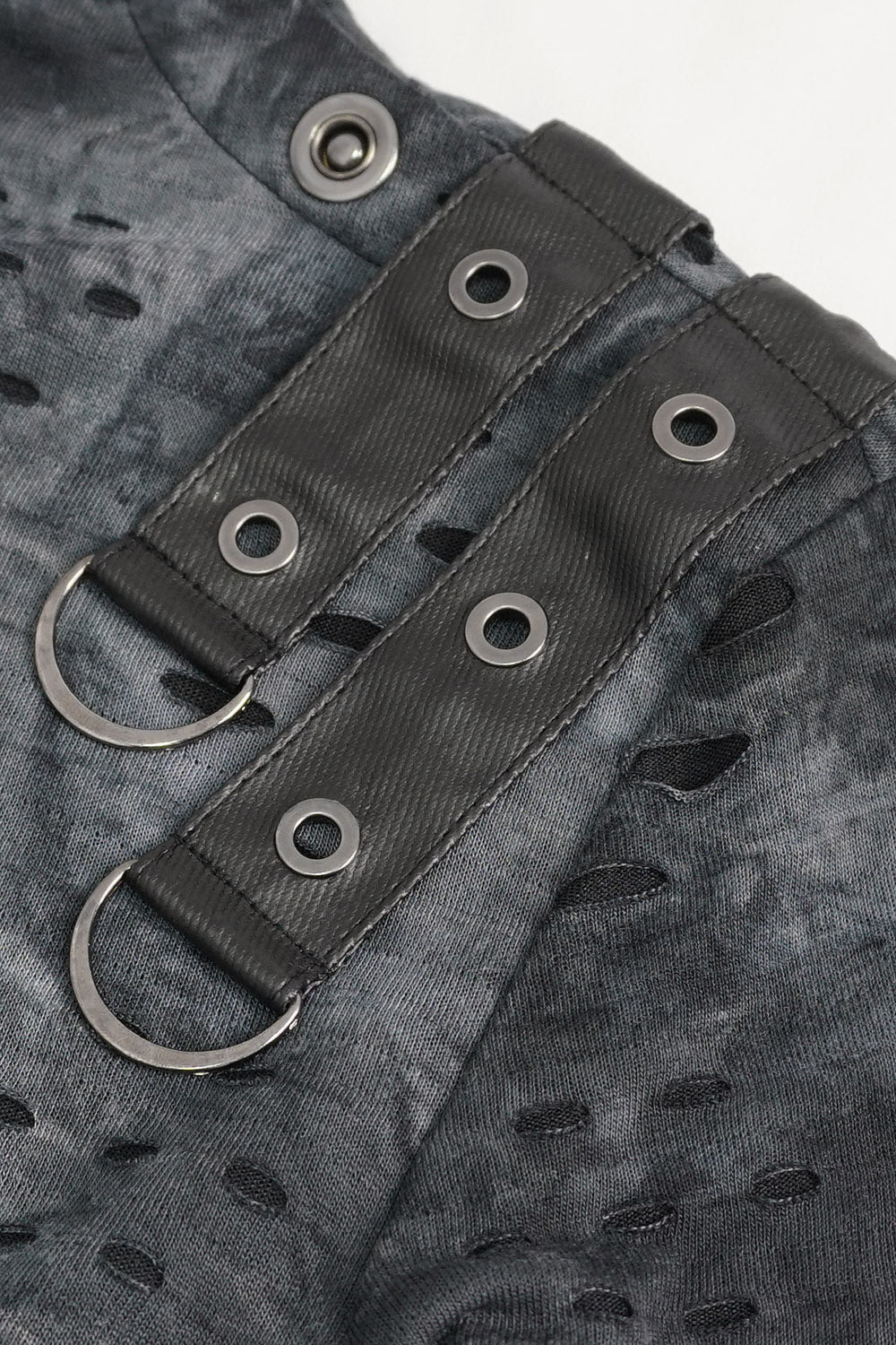 Cadaver Ripped Turtleneck Top - Image 8