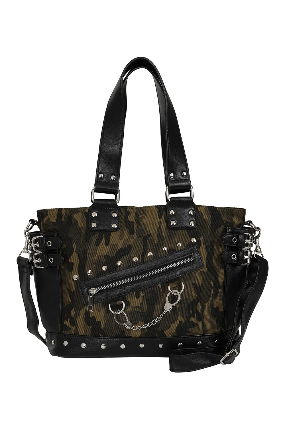 Camo Green Punk Hellbound Handbag - Image 3