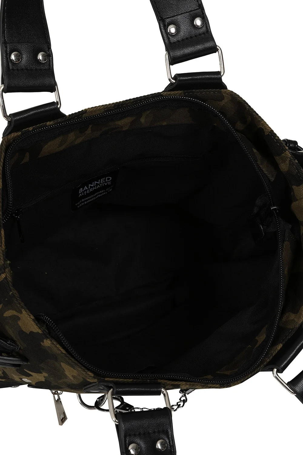 Camo Green Punk Hellbound Handbag - Image 6