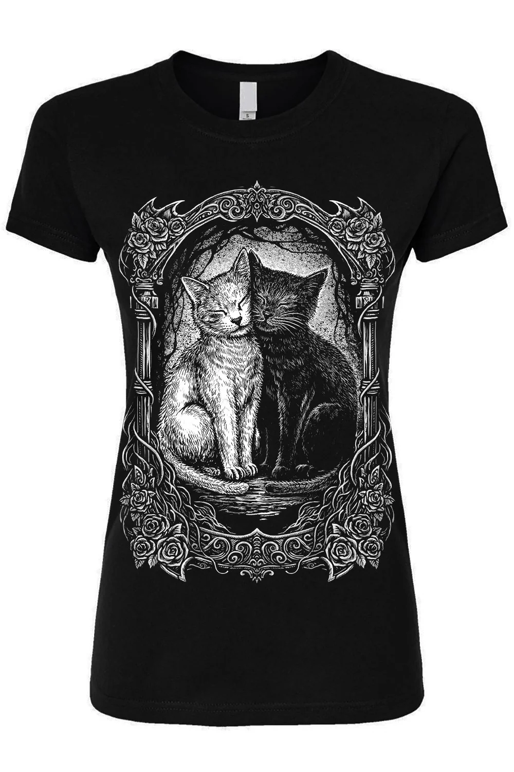 Cat Cuddles T-shirt - Image 3