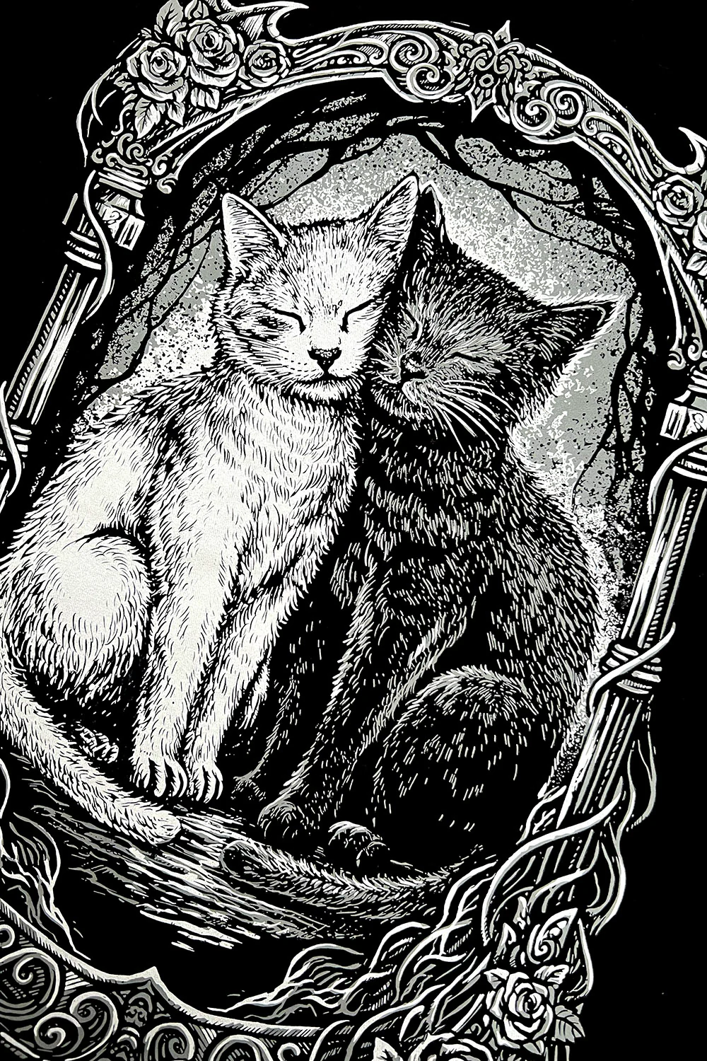 Cat Cuddles T-shirt - Image 7