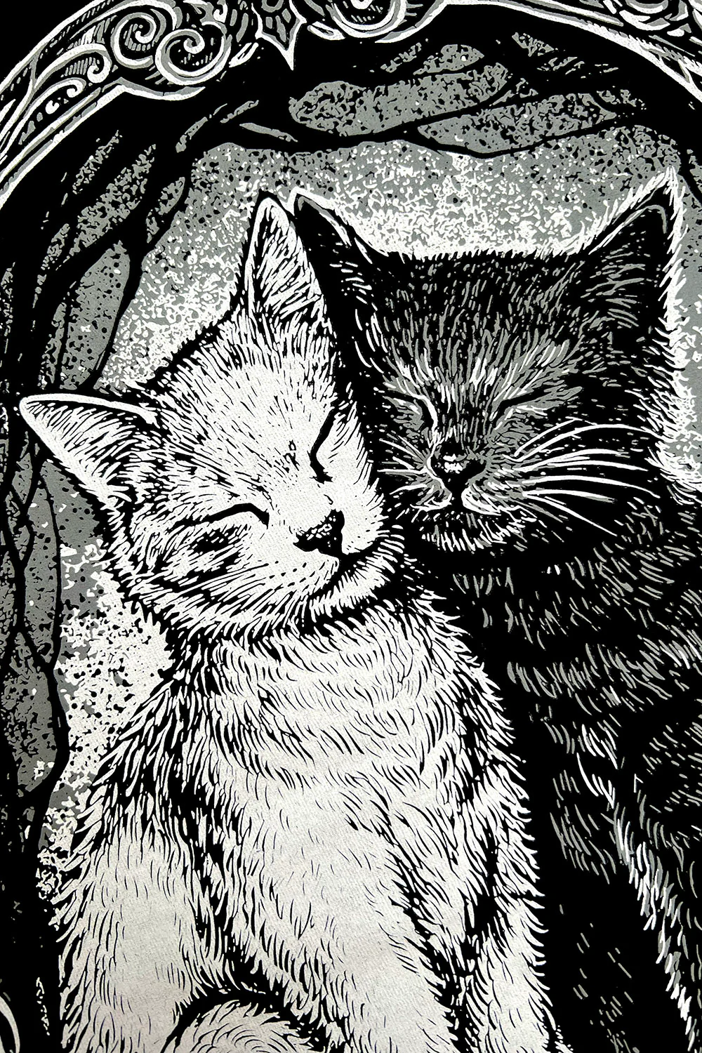 Cat Cuddles T-shirt - Image 8