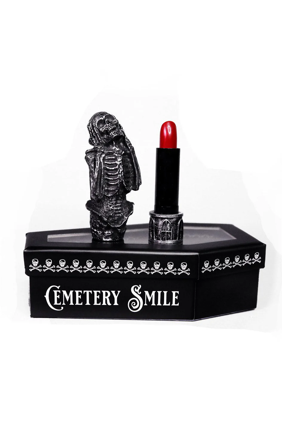 Cemetery Smile Lipstick [JULIET BLOOD BATH RED] - Image 2