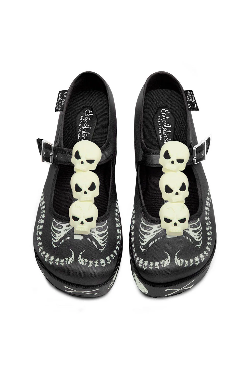 Chocolaticas® Skeletons Under Your Bed Women's Mary Jane Pump - Image 2