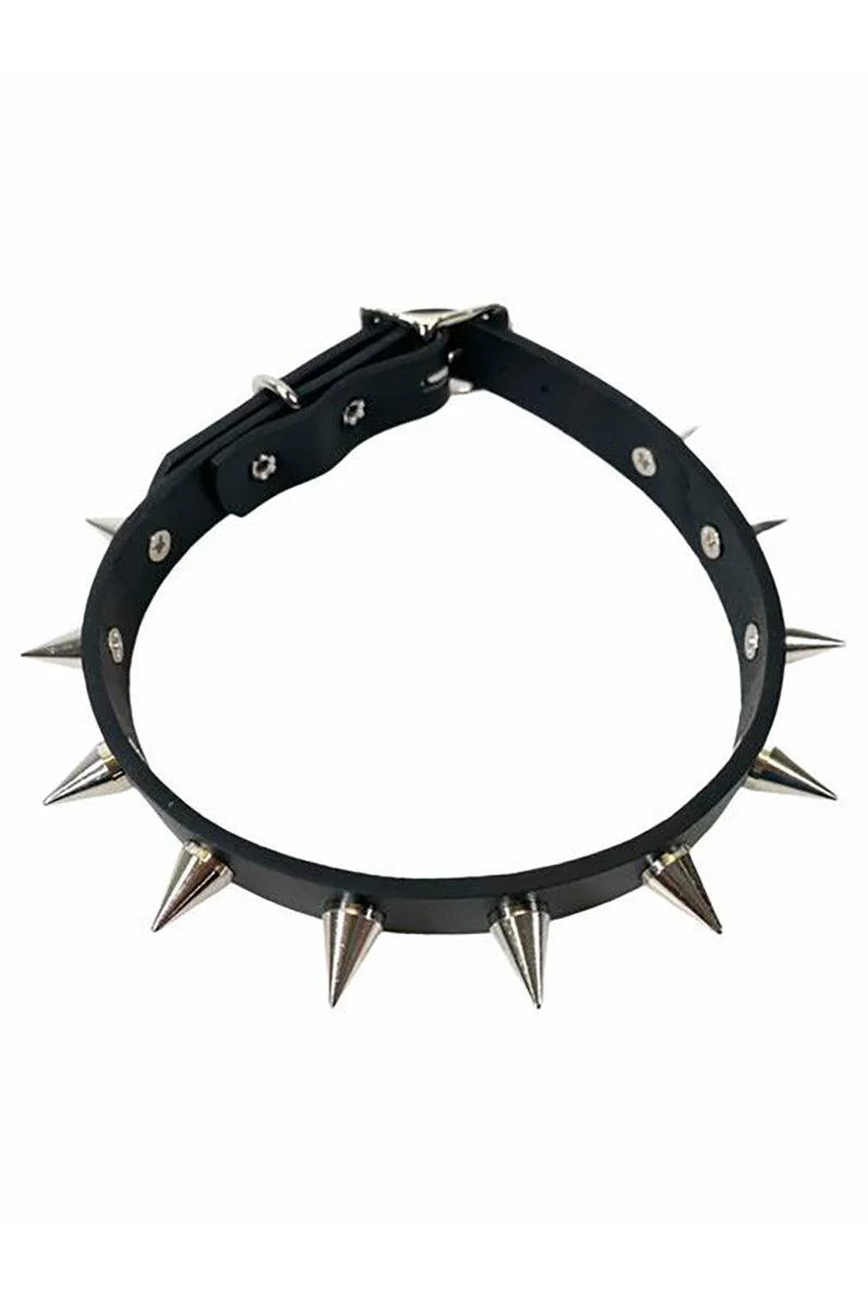 Choke Me Cone Spike Collar - Image 2