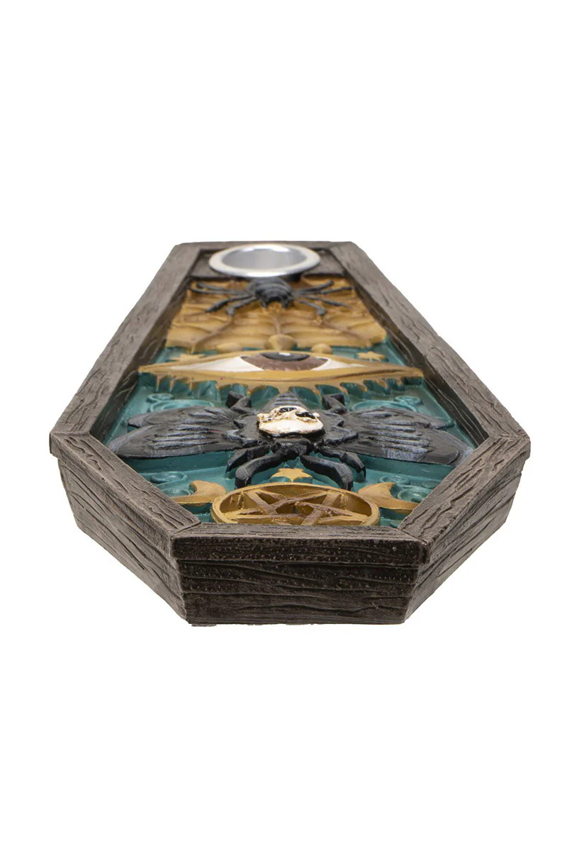 Moth Coffin Incense Burner - Image 4