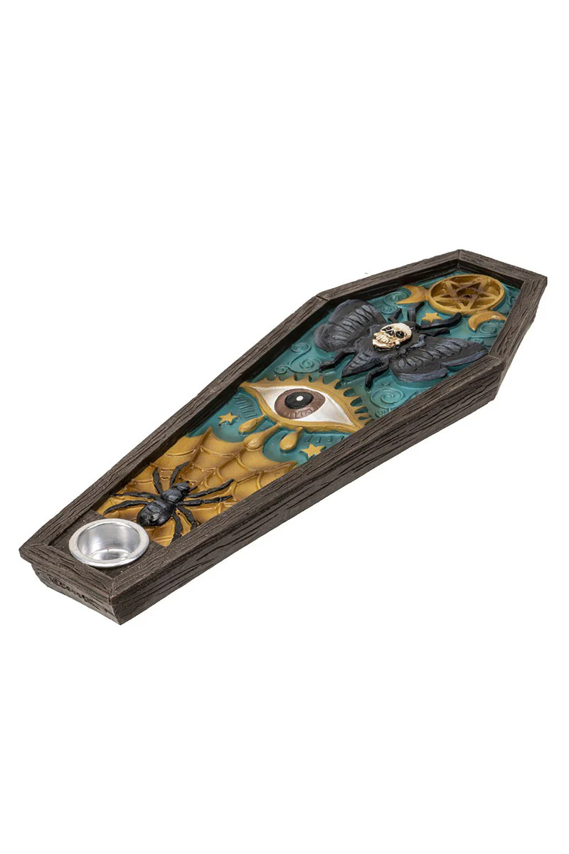 Moth Coffin Incense Burner - Image 5