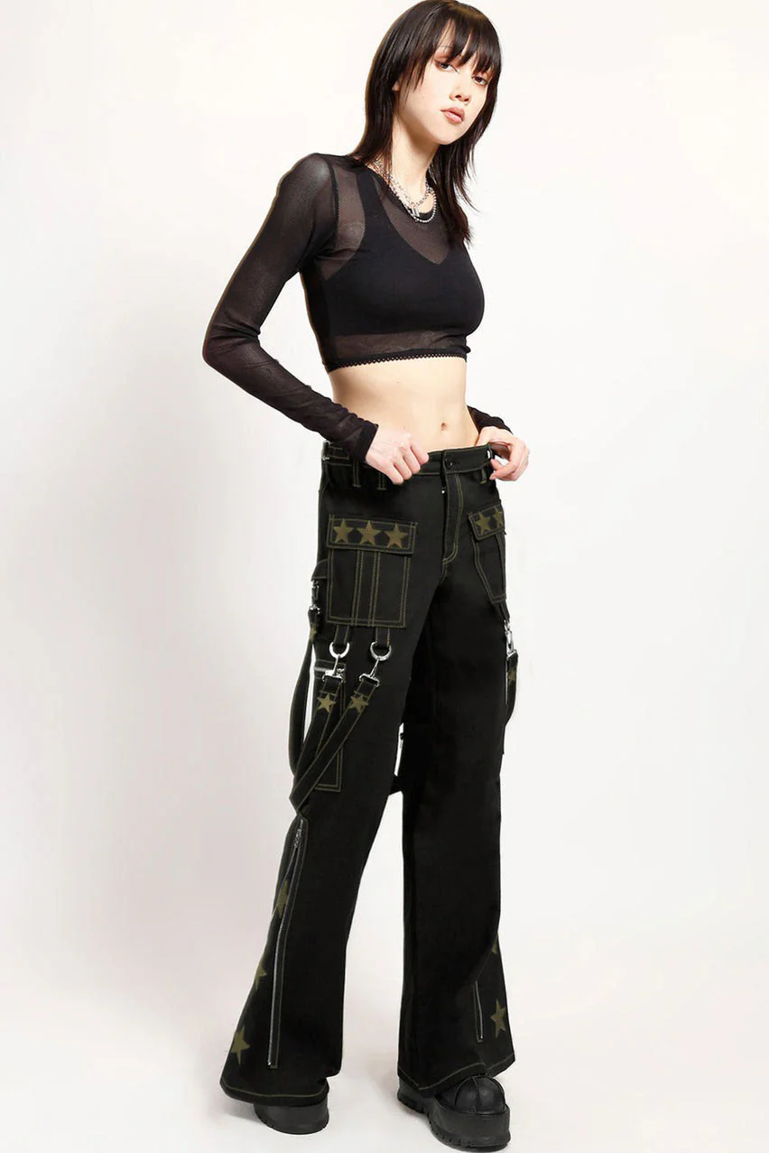 Tripp NYC Rock Star Pants [BLACK/ARMY] - Image 4