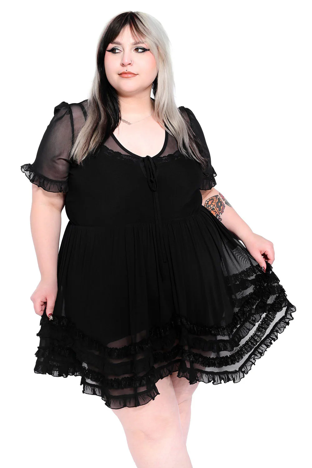 Coralie Mesh Dress - Image 2